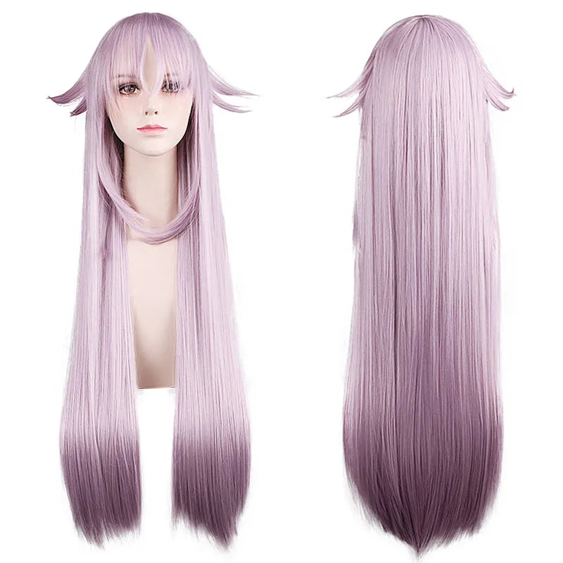 The Original Animation by NEKO Features a Pinkish-purple Upturned Cosplay Wig of the K-cat Yari