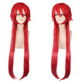 Zhu Shengda Red Upturned and Straight Hair Greer High-temperature Silk Factory Direct Sale Anime Wig 028