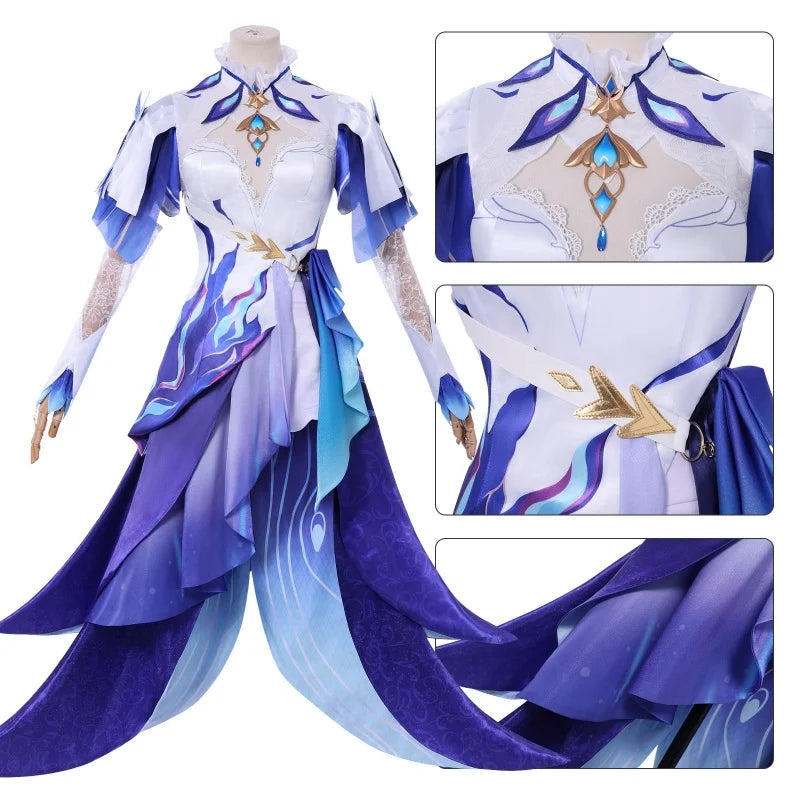 Wholesale Wuthering Waves Anime Costume High School Uniform Outfit Dress Halloween Party Cantarella One-piece Cosplay Costume