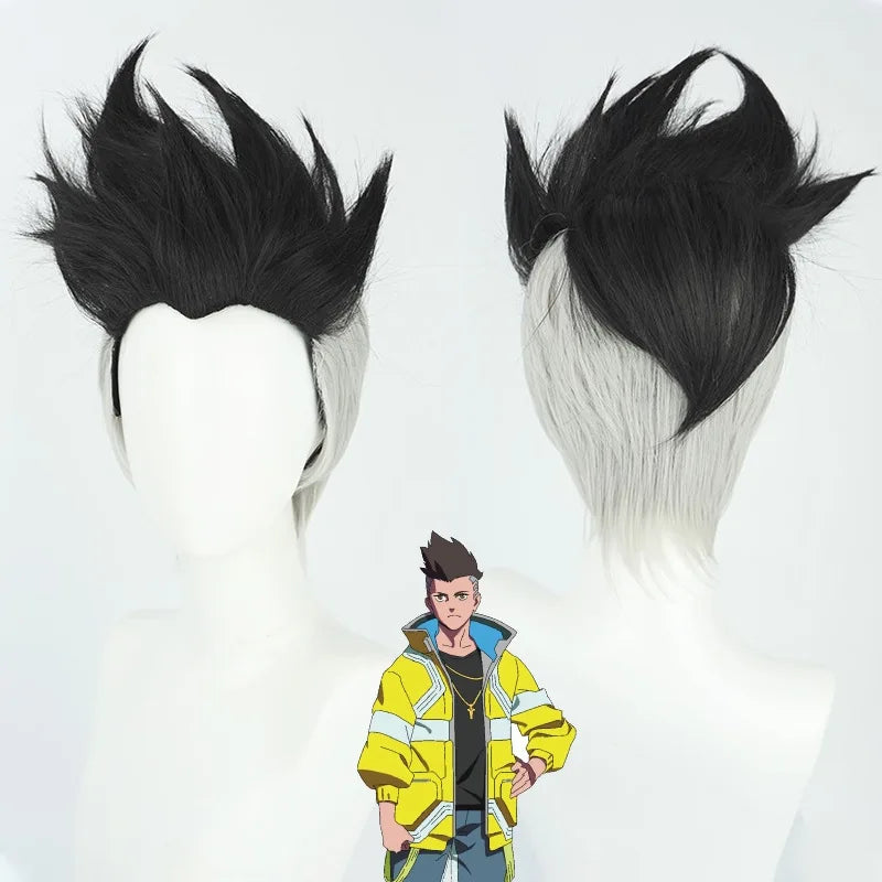 Anime Cyberpunk: Edgerunners - David / Lucy Cosplay Costume Jumpsuit Jacket With Wig Halloween Costume for Women Men