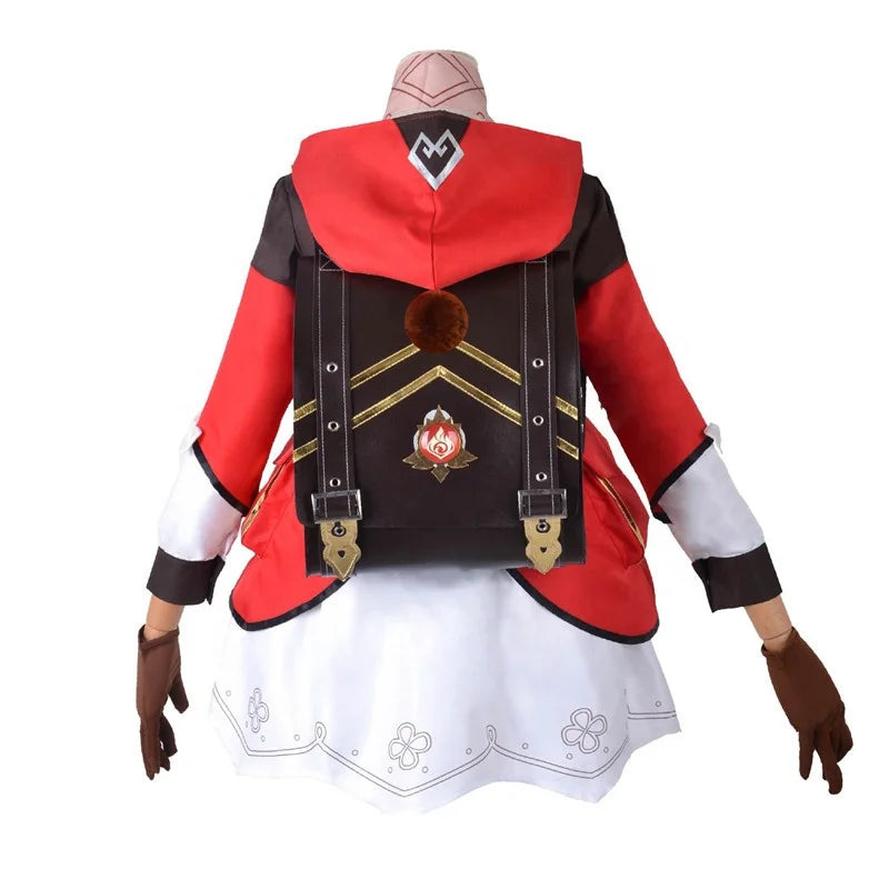 High Quality Wholesale Klee Costume Uniform Cloth Halloween Party Genshin Impact Anime Lolita Cosplay Costume for Girls