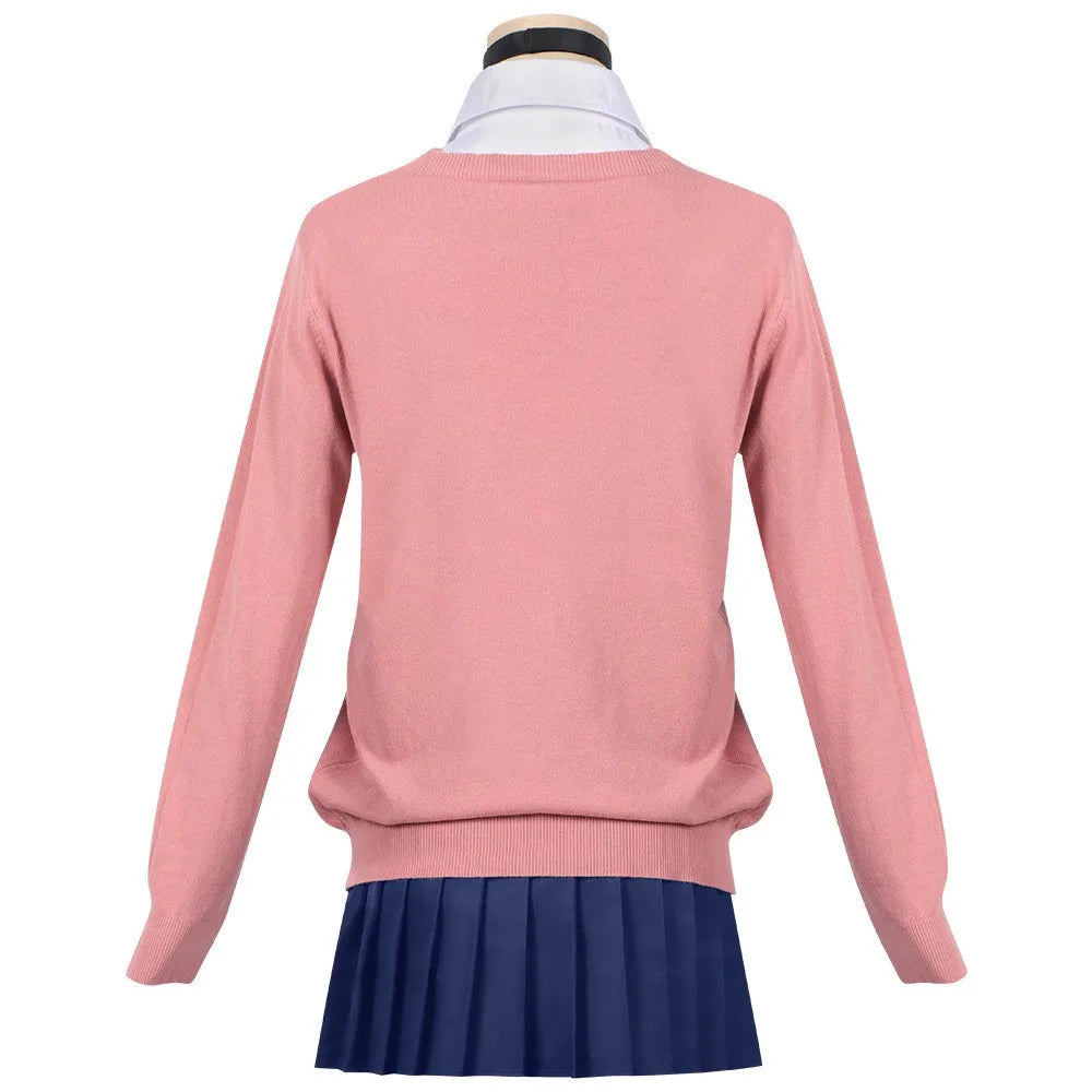 Wholesale Momo Ayase Cosplay Costume for Adults Dandadan Anime Cosplay for Halloween Party Sweater and Skirt Costume