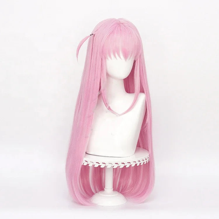 Wholesale 80cm Long Straight Light Pink Bocchi the Rock Anime Goto Hitori Wig Cosplay Synthetic Heat Resistant Hair Wig