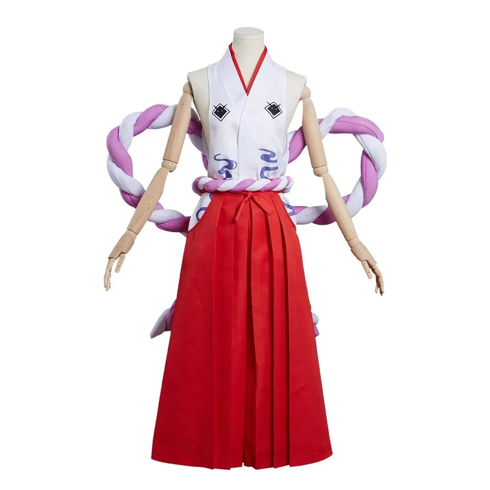 Wholesale Film Red Yamato Anime Cosplay Costume Kozuki Oden Kimono Halloween Party Costume