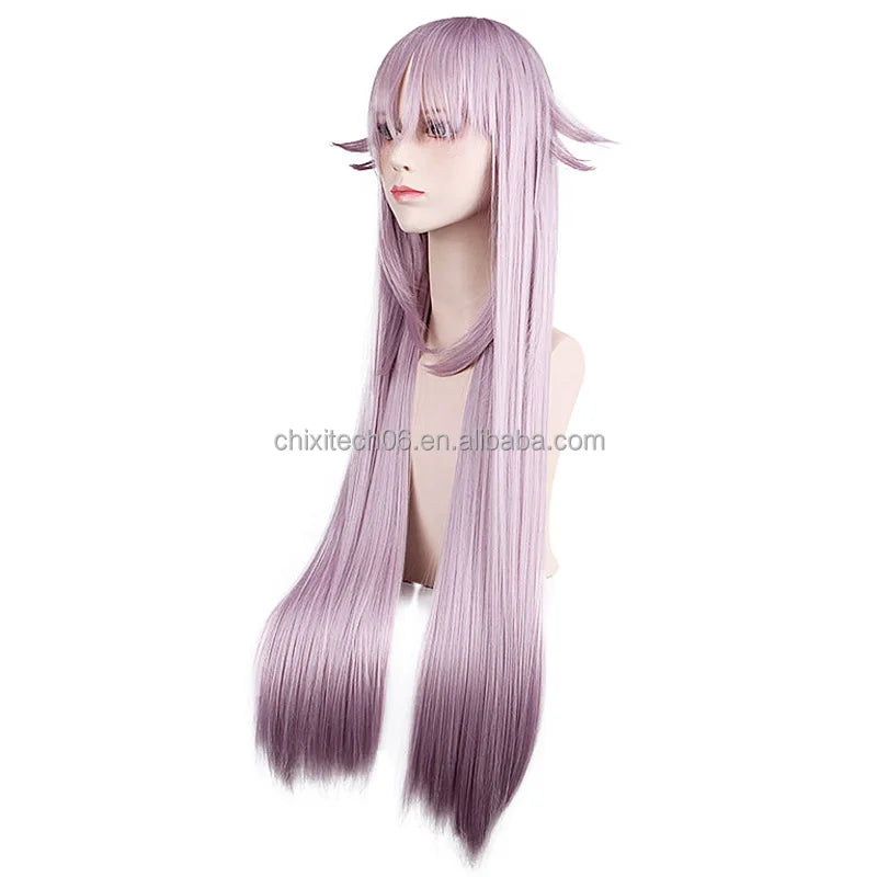The Original Animation by NEKO Features a Pinkish-purple Upturned Cosplay Wig of the K-cat Yari