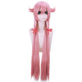 Women's Costume Props the Future Diary Cosplay Yuno Gasai Long Pink Straight Wig AOKG-214