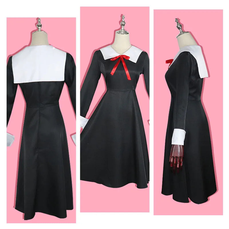 Anime Kaguya-Sama: Love Is War Shinomiya Kaguya Cosplay Costumes Fujiwara Chika Adult Anime Clothing Woman Dresses Headdress