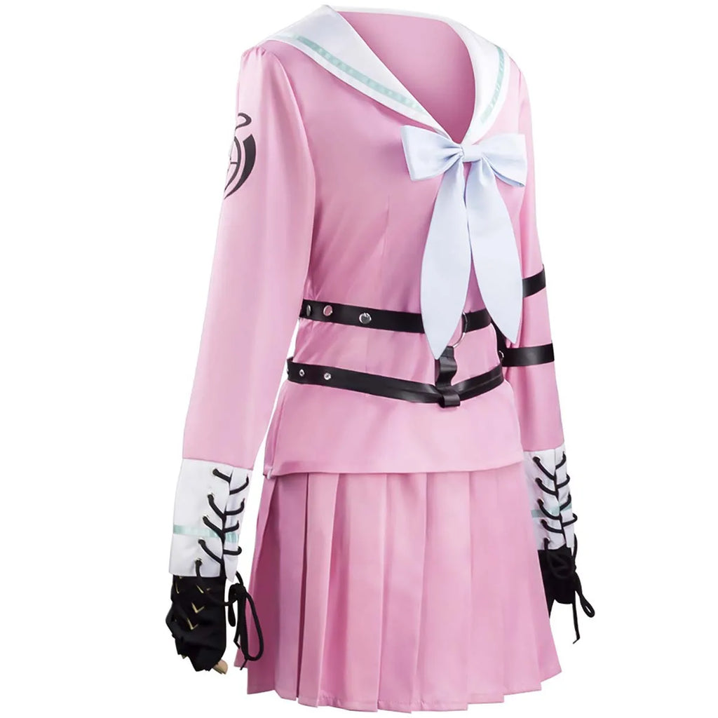 Women Girls Halloween Slanganronpa V3 Miu Iruma Anime Cosplay Costume GAHC-011