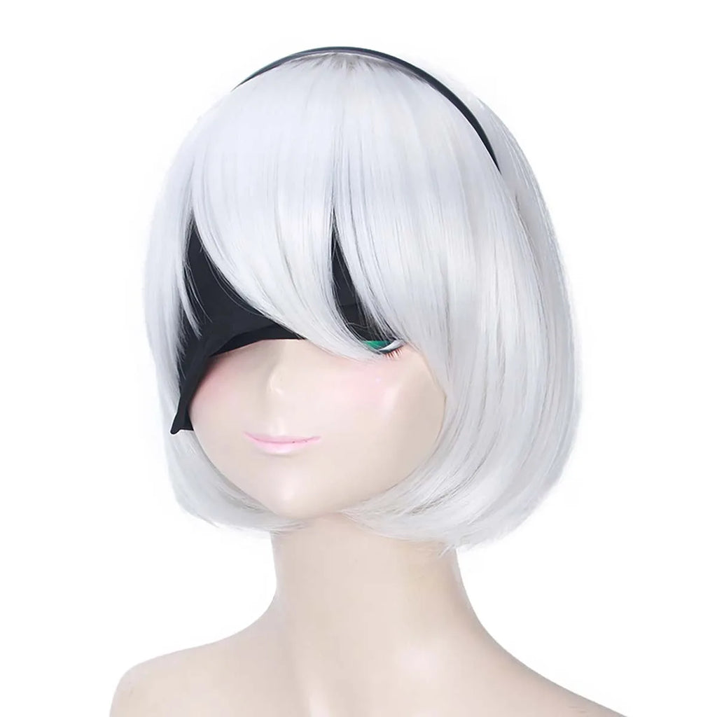 Game Nier Automata Yorha 2B Cosplay Costume School Uniform Suit GAHC-012
