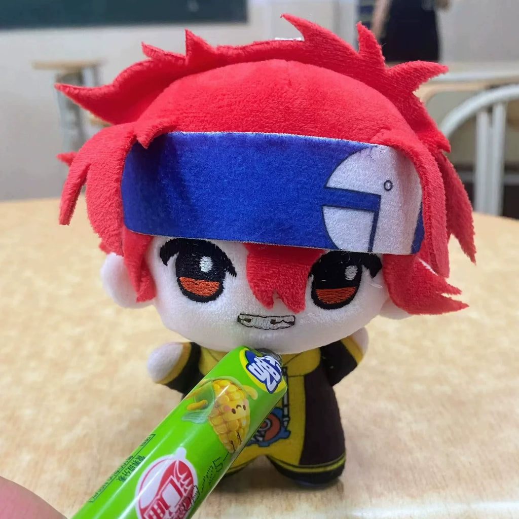 Soft and Cute Reki Kyan Mini Plush Toy, Cartoon Anime Keychain Pendant, Ideal for Claw Machines and Anime Collectible Gifts