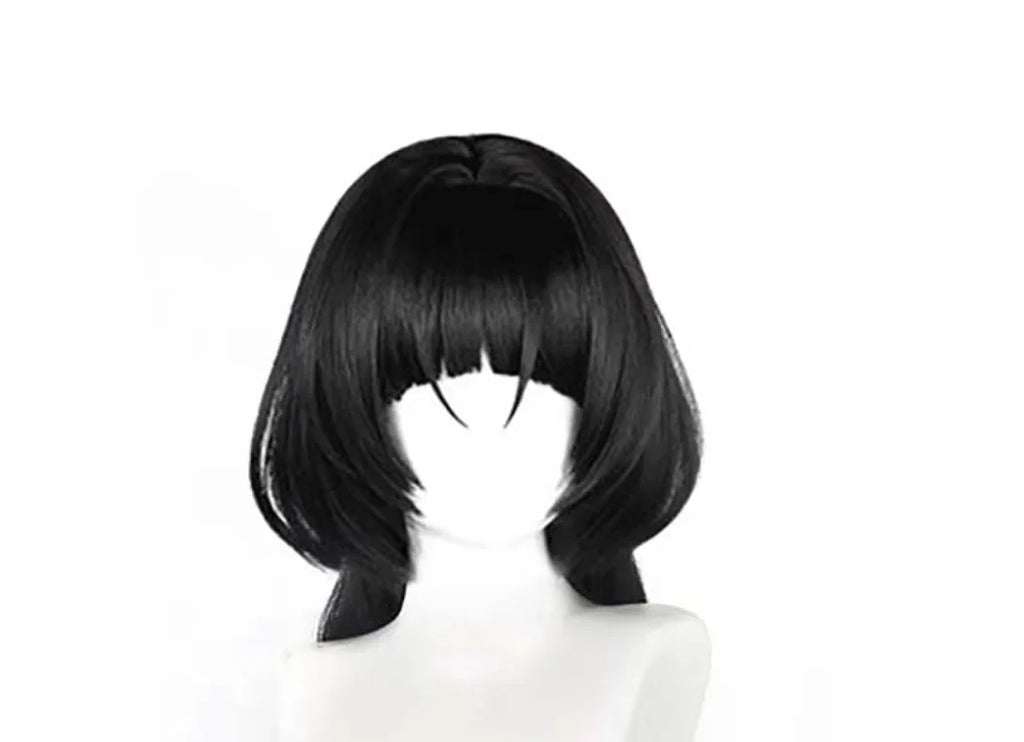 Women Halloween Zenless Zone Zero Cosplay Jane Doe Long Long Straight Black Mixed Red Synthetic Hair Wigs GAHC-030