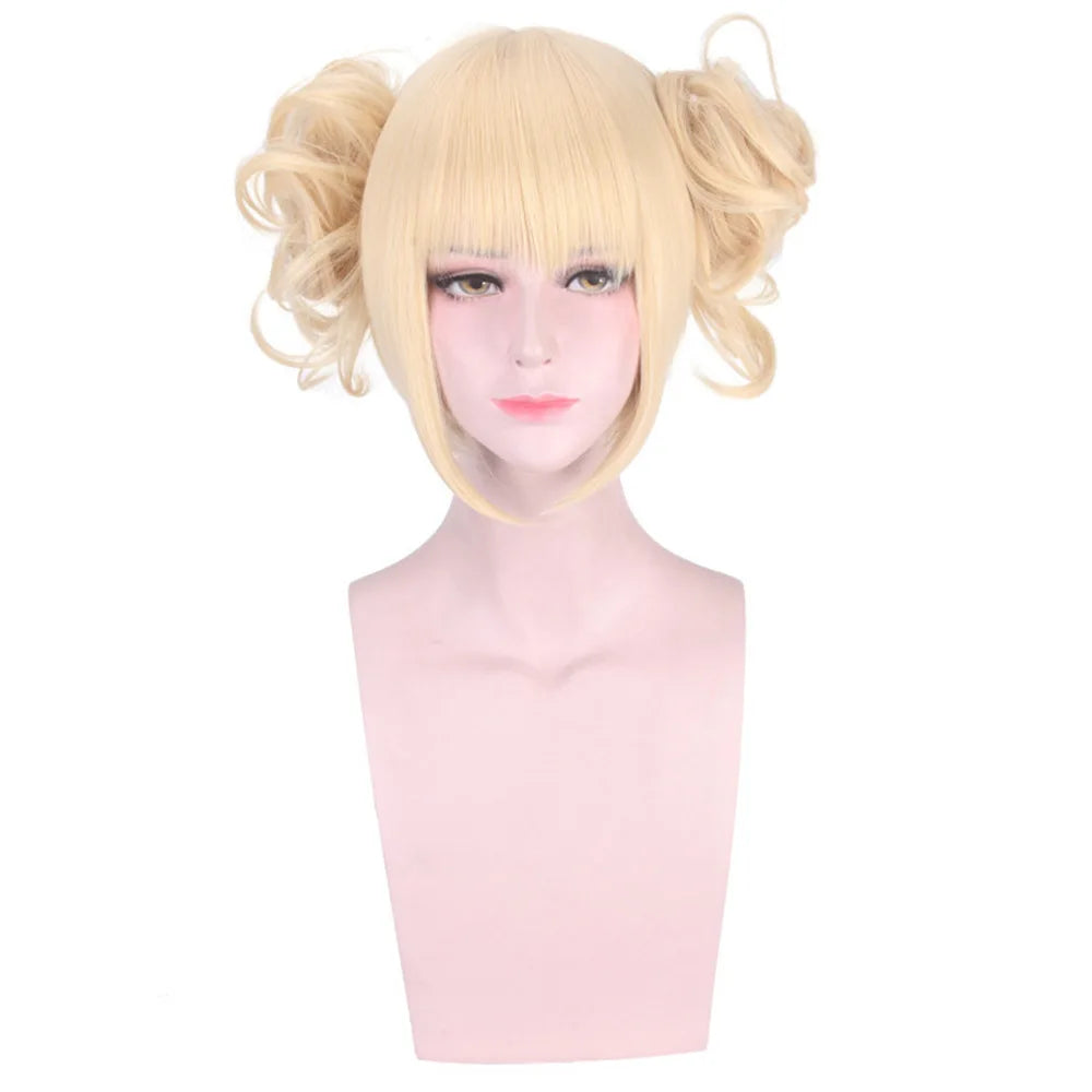 Wholesale Genshin Impact Wig Cosplay Long Curly Light Blonde Hair Wig Synthetic Anime Cosplay