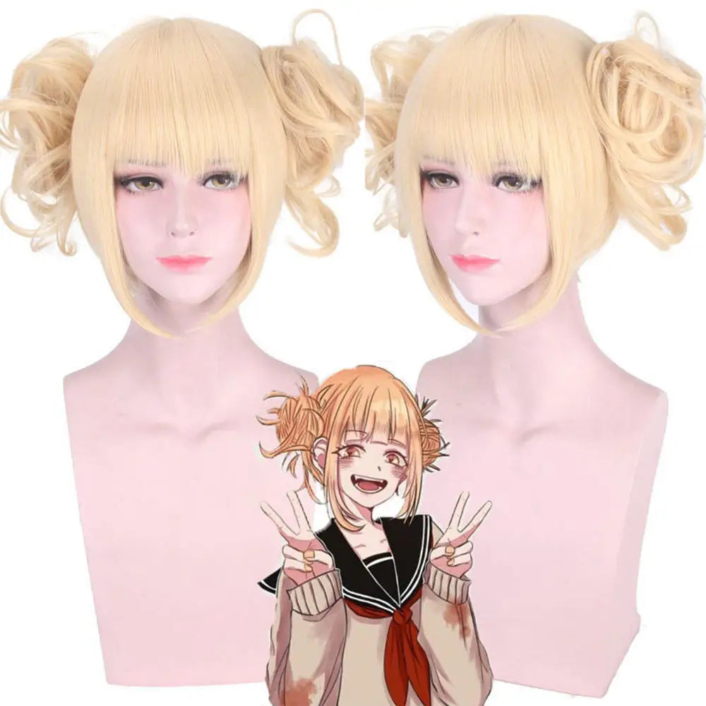 Wholesale Genshin Impact Wig Cosplay Long Curly Light Blonde Hair Wig Synthetic Anime Cosplay