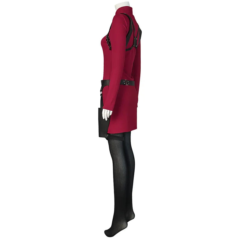 Game Resident 4 Ada Wong Cosplay Costume Women Girls Disguise Halloween Carnival Party
