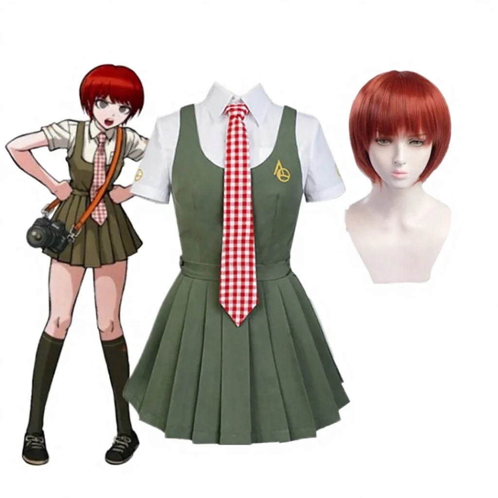 Anime Danganronpa Koizumi Mahiru Cosplay Costume Sets Japanese Uniform Skirts Sailorsuit Women Girls Clothing
