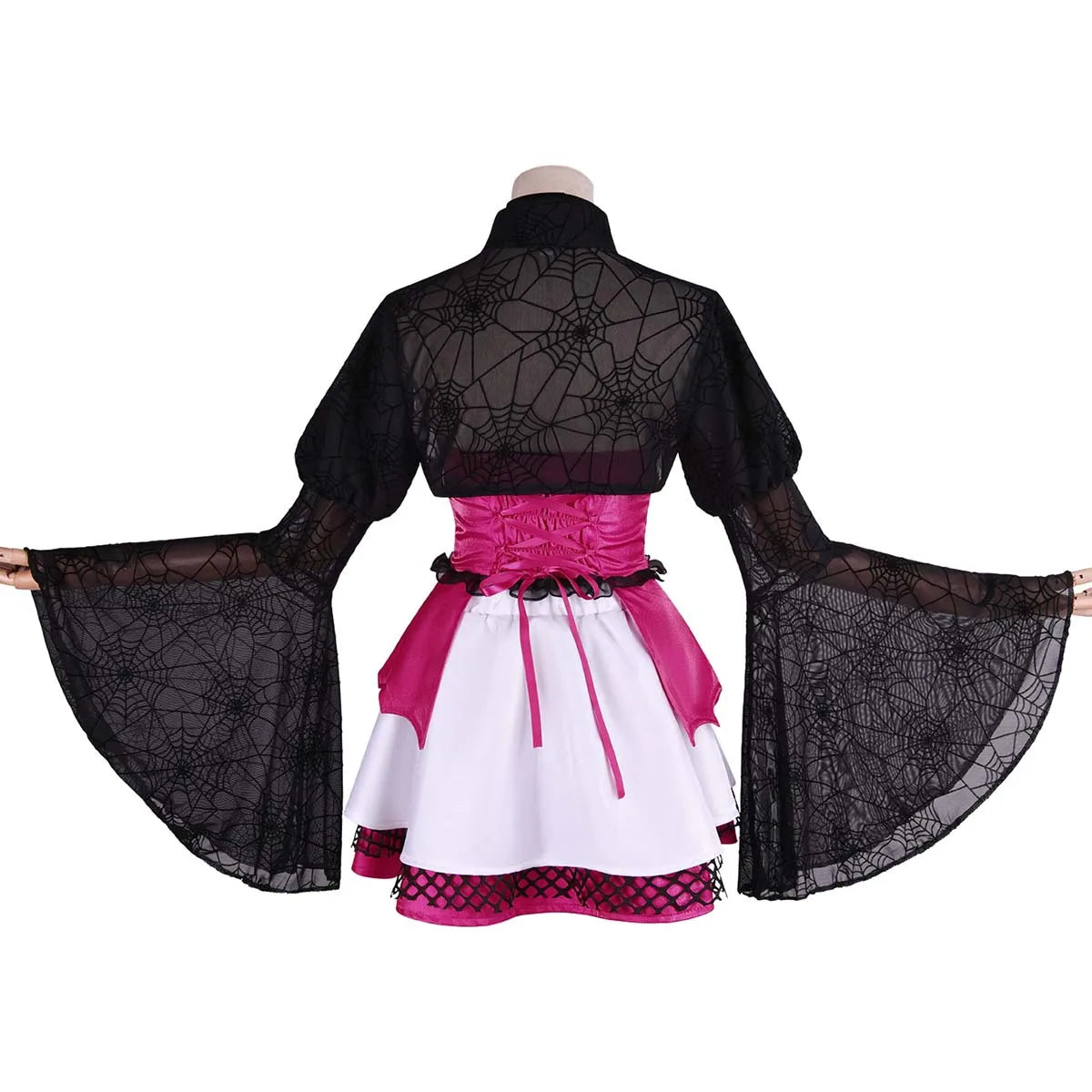 Halloween Gothic Women's Vampire Draculaura Corset Dress Costume or Wig DONG-032