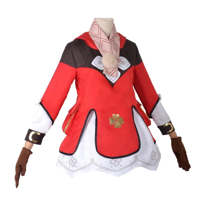 High Quality Wholesale Klee Costume Uniform Cloth Halloween Party Genshin Impact Anime Lolita Cosplay Costume for Girls