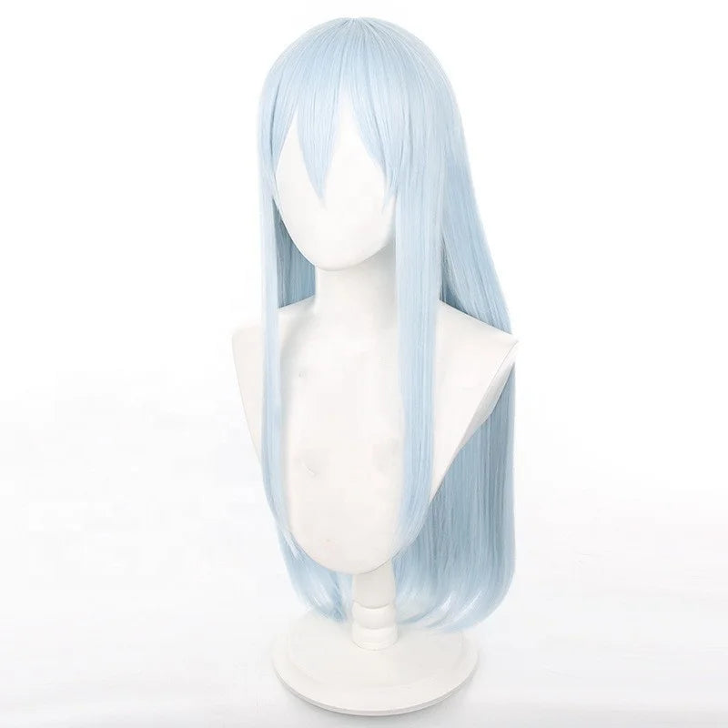 Wholesale Yoisaki Kanade Wig 80cm Long Straight Light Blue Project Sekai Game Anime Synthetic Halloween Party Cosplay Wig