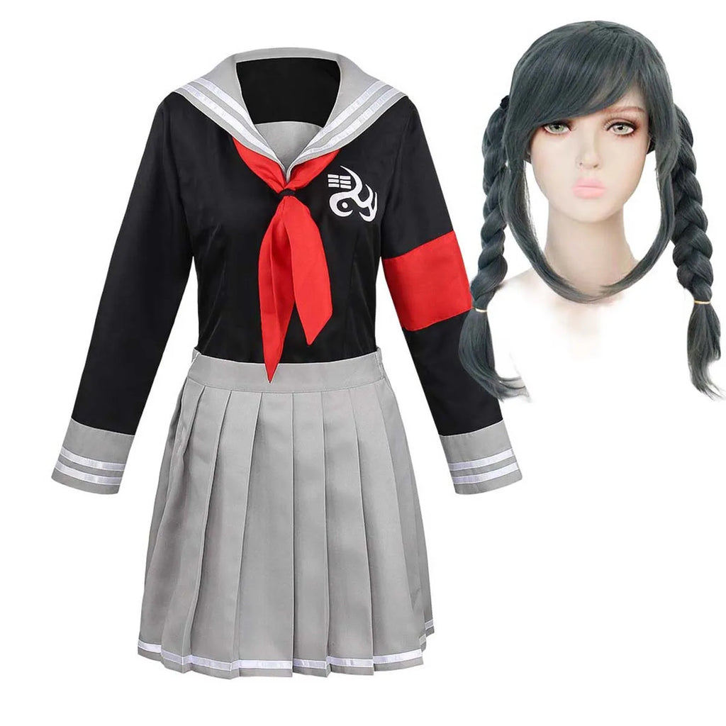 Danganronpa Cosplay Peko Pekoyama School Uniform Sailor Suit  GAHC-011
