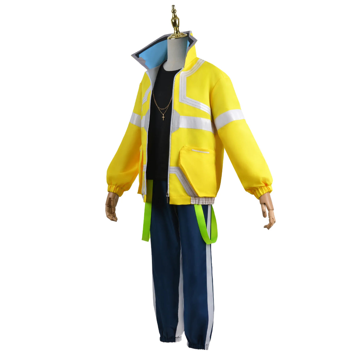 Anime Cyberpunk: Edgerunners - David / Lucy Cosplay Costume Jumpsuit Jacket With Wig Halloween Costume for Women Men