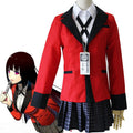 Wholesale High School Uniform Outfit Jabami Yumeko Costume Halloween Party Kakegurui Anime Cosplay Costumes