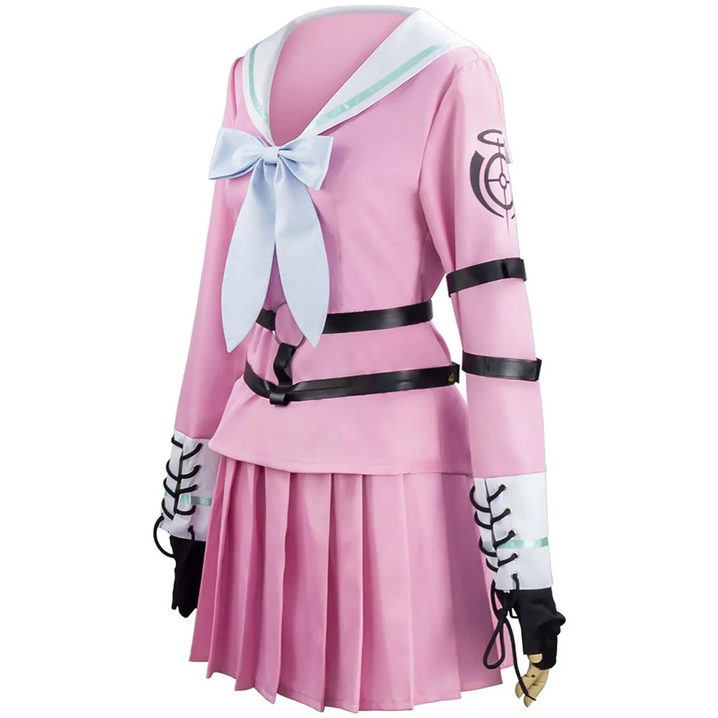 Women Girls Halloween Slanganronpa V3 Miu Iruma Anime Cosplay Costume GAHC-011