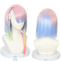 Wholesale New 45cm Long Color Mixed Edgerunners Anime Lucy Cosplay Wig Synthetic Heat Resistant Lolita Hair Wig