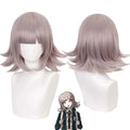 Anime Super Dangan Ronpa Cosplay Nanami ChiaK Short Layered Brown Hair Wig GAHC-011
