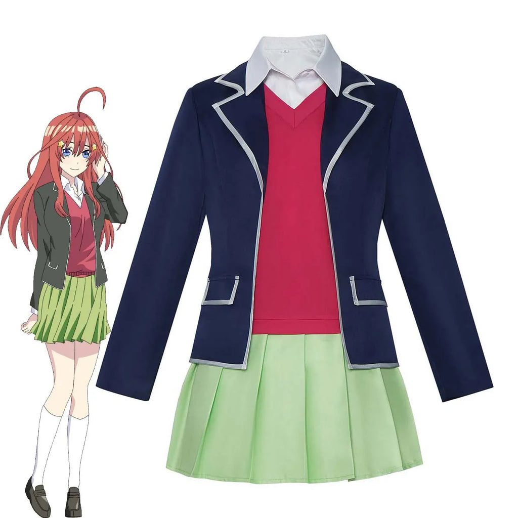 Halloween Party Anime Cosplay Miku Nakano Uniforms Costumes FCGD-044