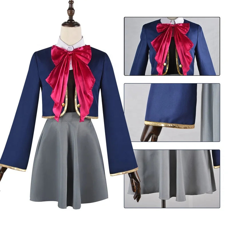 Wholesale High Quality Oshi No Ko Hoshino Rubii Anime Costume Lolita Skirt Halloween Party ArimaKana Cosplay Costume