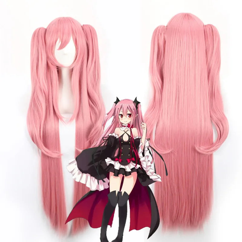 Seraph of the End Owari No Seraph Krul Tepes Cosplay Costume Uniform Wig Cosplay Anime Witch Vampire Halloween Costume for Women
