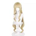Wholesale Genshin Impact Navia Wig 95cm Long Curly Light Golden Fontaine Anime Synthetic Heat Resistant Hair  Cosplay Wig