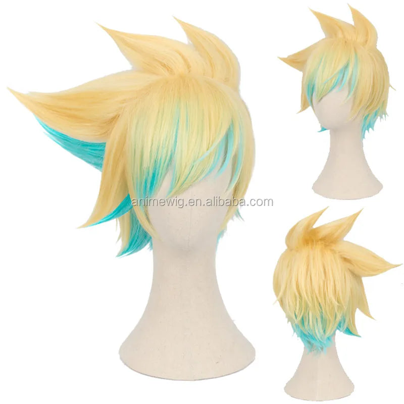 Wholesale LOL Star Guardian Wig Cosplay League of Leagends Anime Miss Fortune Soraka Syndra Synthetic Heat Resistant Hair Wig