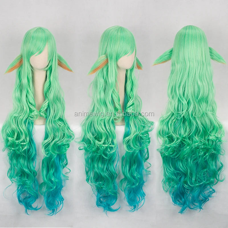 Wholesale LOL Star Guardian Wig Cosplay League of Leagends Anime Miss Fortune Soraka Syndra Synthetic Heat Resistant Hair Wig