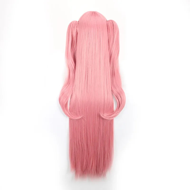 Light Pink Gradient Pink Lolita Wig Fairy Long Curly Pigtails Sweet Korean Japanese Girls Cosplay