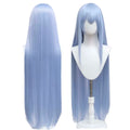 Anime Akame Ga KILL Jaegers Esdeath Esdese Cosplay Long Blue Heat Resistant Synthetic Hair Wig AOKG-108