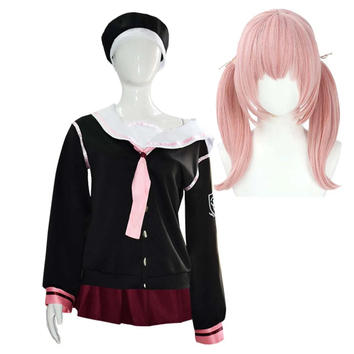 Blue Archive Shimoe Koharu Cosplay Sailor School JK Uniform Costume or Wig GAHC-026
