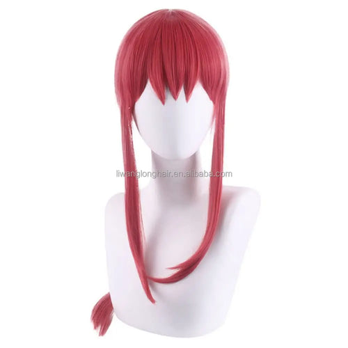 Chainsaw Man — Pink Braided Cosplay Wig