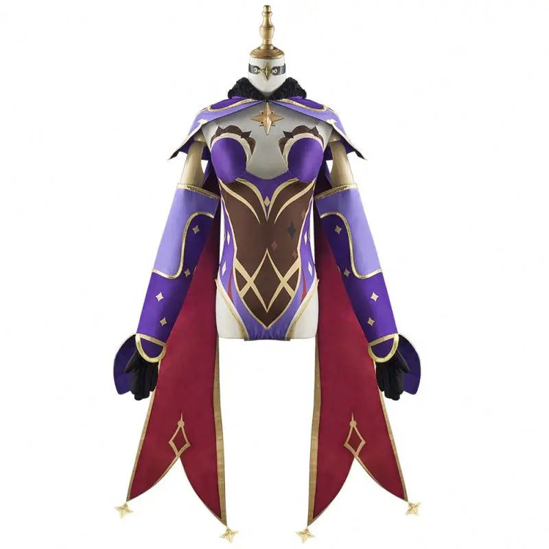UWOWO Game Genshin Impact Mona Megistus Astral Reflection Cosplay Costume Special Cute Enigmatic Astrologer