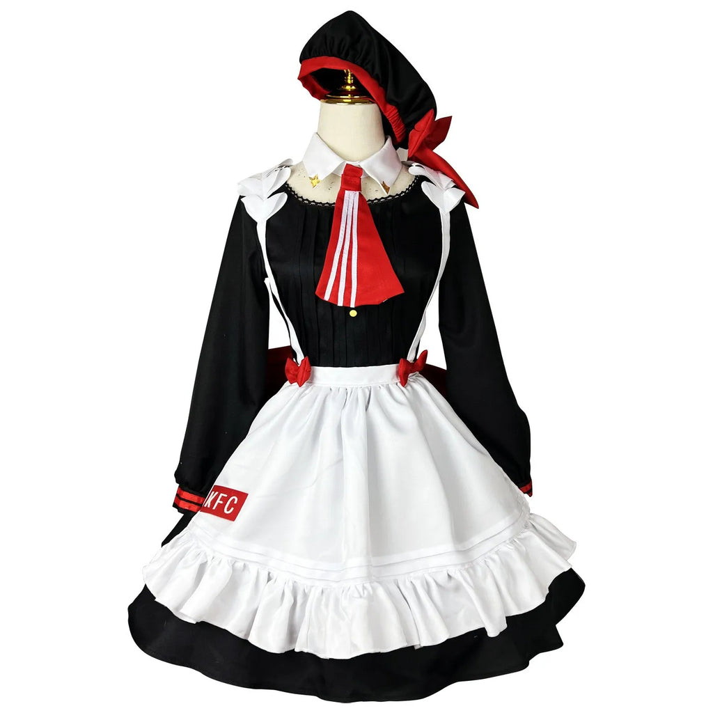 Wholesale High Quality Genshin Impact Anime Cosplay Costume Lolita Maid Dress Halloween Party Noelle Costume