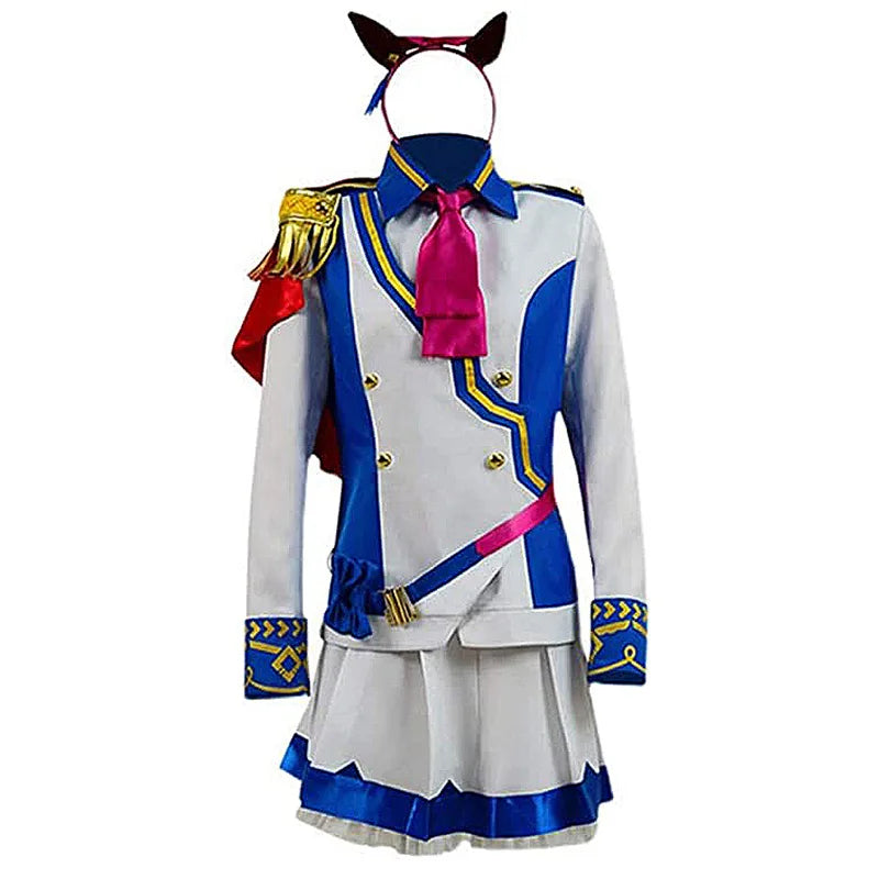 Wholesale Pretty Derby Costume High School Uniform Outfit Lolita Sailor Dress Special Week Anime Cosplay Costumes