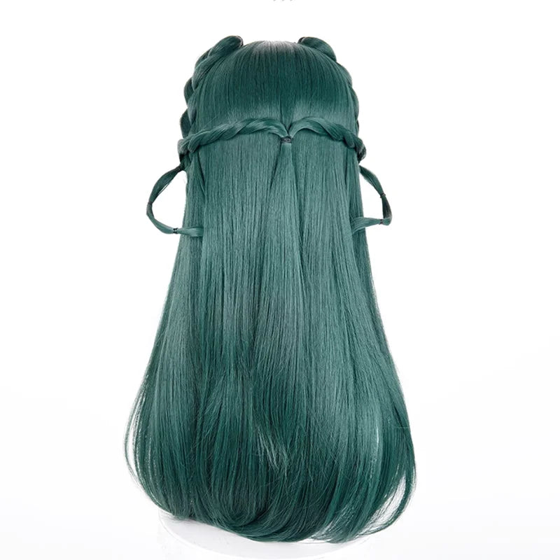 Wholesale Maomao Wig Cosplay 65cm Long Dark Green the Apothecary Diarles Anime Peluca Synthetic Halloween Party Cosplay Wig