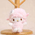 Pink Little Sheep Pendant Internet Celebrant New Style PP Cotton Filled Plush Doll Schoolbag Hanging Toy Keychain Gift