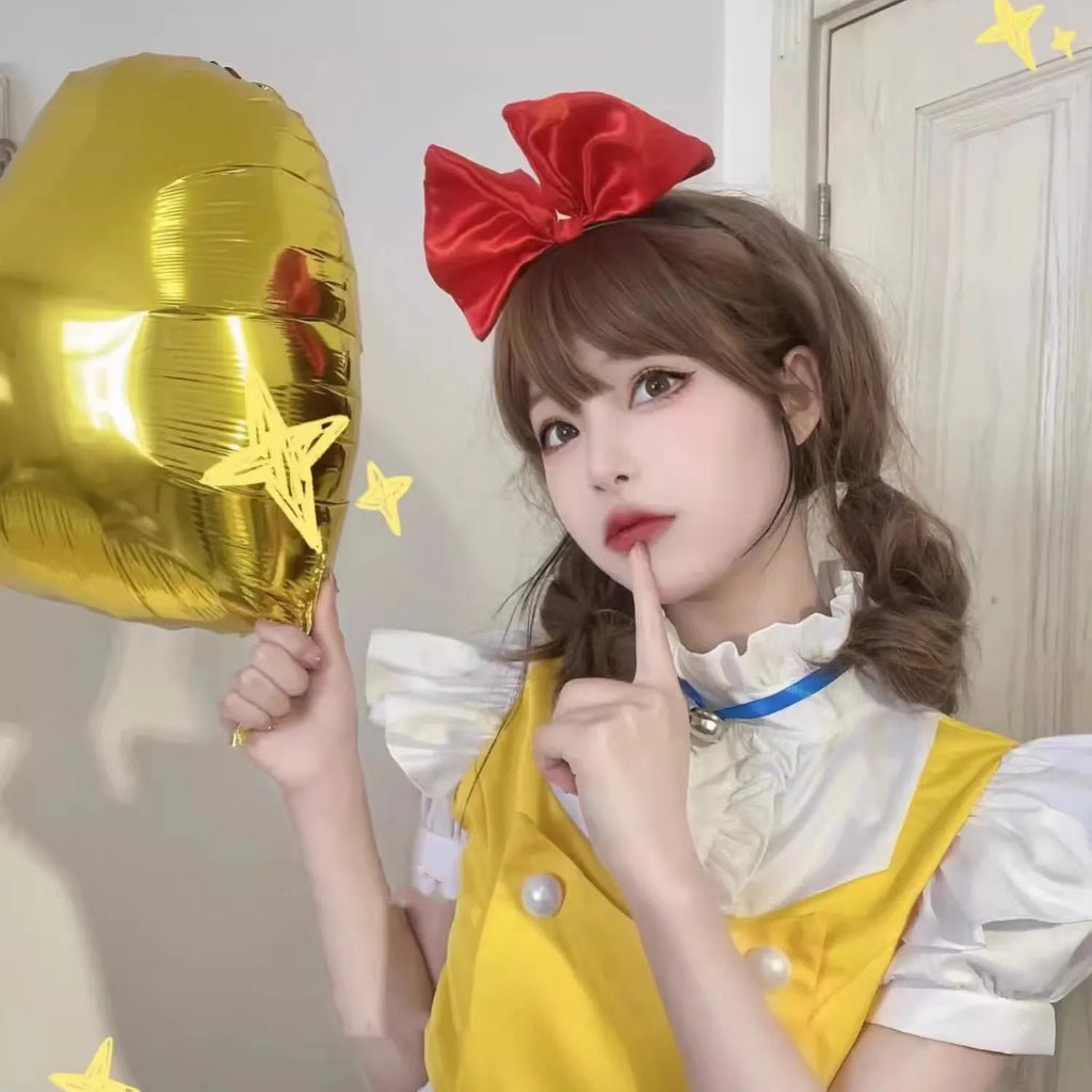 Yellow Chicken  Cosplay Cute Style Dress Skirt Maid Dress Party Stage Anime Maid Dress