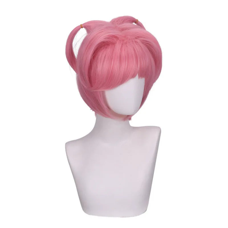 Game Doki Doki Literature Club Natsuki Pink Short Wigs for Woman GAHC-010