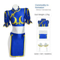 Cosplay Cheongsam Halloween Sexy Bracelet Headwear Chunli Costume Street Fighter Set