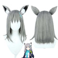 Anime Roleplay Party Costume Prop Blue Archive Shiroko Sunaookami Cosplay Wig With Ear GAHC-026