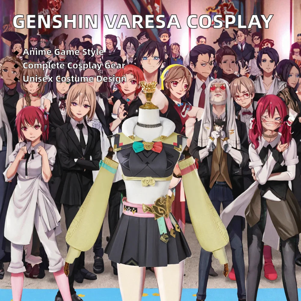 Wholesale for Varesa Cosplay Outfits Halloween Party Role Play Costume Wig Uniform Cloth Anime Full Suits Dresses