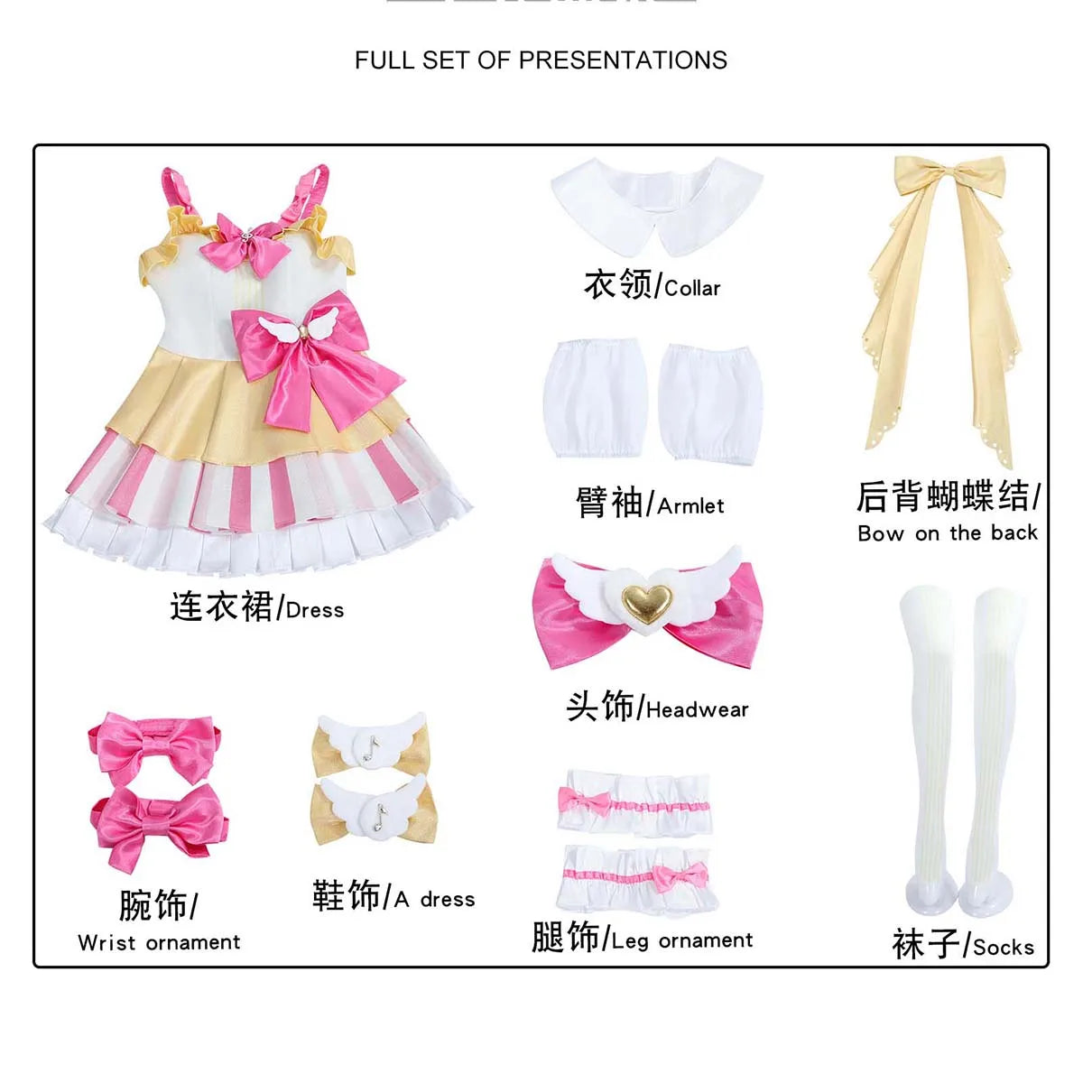 Halloween Party Anime Pripara Pretty Paradise Role Play Manaka Laala Cosplay Costume or Purple Wig AOKG-154