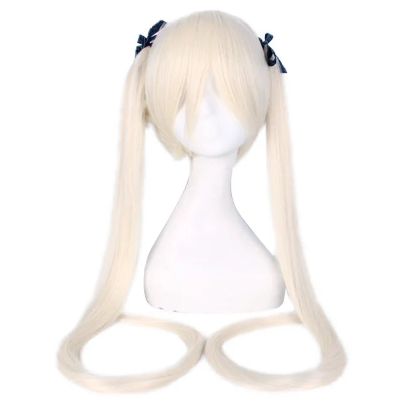 The Main Saint Da Sosplay Wig Kuroharu Hino Qiongqiongmei in a Milk Gray and Gold Split
